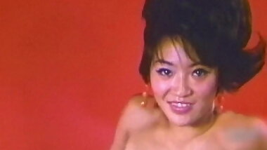 JAPANESE TEASE - vintage petite hairy pussy sheer panties