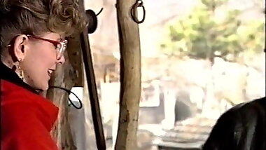 Milf in glasses gets some man meat