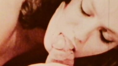 Slender brunette is sucking like a pro