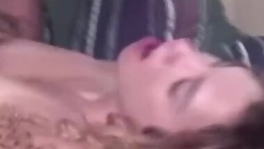 Debutante amateur spitroasted after stripping