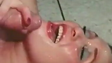 Vintage milf showered..