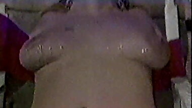 Vintage cum on Tits Short Comp