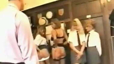 several girls punished